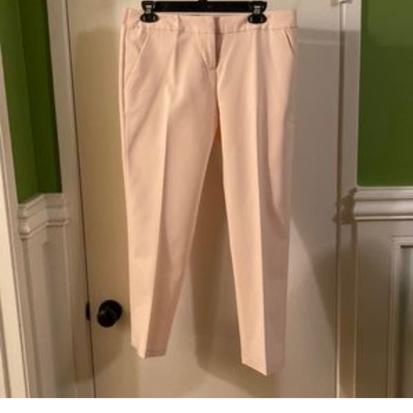 Amanda & Chelsea retail $110 trousers pink NWT capri sz 12 some streatch - Picture 1 of 3